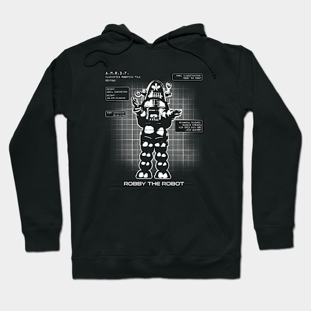 ROBBY THE ROBOT - Robot files Hoodie by KERZILLA